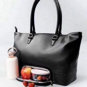 BuffBunny Sleek Black Tote Bag